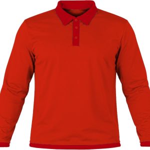 19Ten Unisex Golf Shirt, Fitted Long Sleeve, Reverse Birdseye