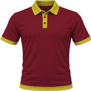 Ringer Kiddies Golf Shirt, Fitted Short Sleeve, Birdseye