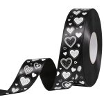 15mm Satin Ribbon D/Sided Print (Per Running Metre)