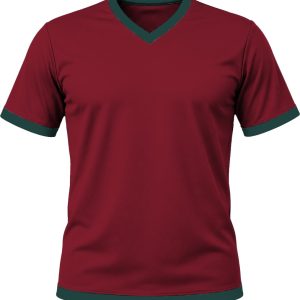Ringer Unisex Crew Neck T-shirt, Fitted Short Sleeve, Birdseye