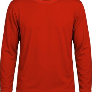 +27 Kiddies Crew Neck T-shirt, Fitted Long Sleeve, Birdseye
