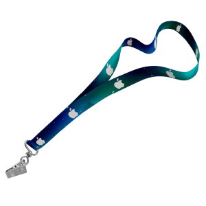 Petersham Lanyard D/Sided Print with Crocodile Clip 15 x 950mm
