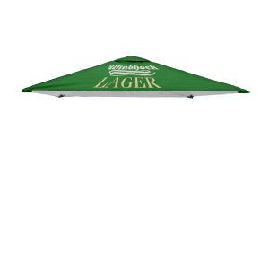Umbrella 2m x 2m, Dye Sub, Square 4-Panel, Skin Only
